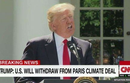 特朗普再次背离国际舞台，准备退出巴黎协定的背后