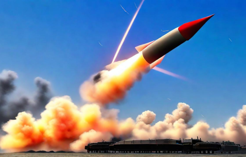 朝鲜试射数十枚导弹出动500架战机（朝鲜新型导弹试射）