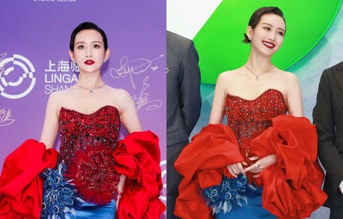 闫妮红毯之行，微醺的魅力时刻