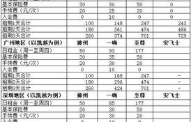 神州租车费用明细表(神州租车费用明细表全部)