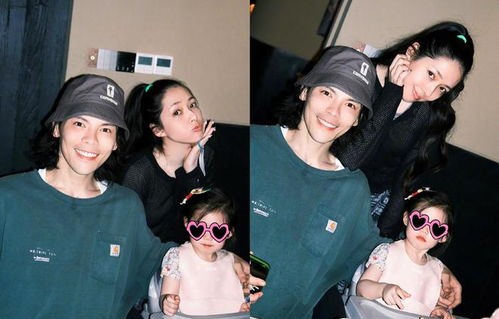 向佐晒一家四口照片，深情表白称一生最爱