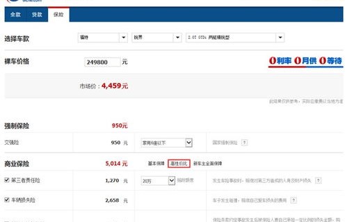分期购车计算器(车贷计算器)