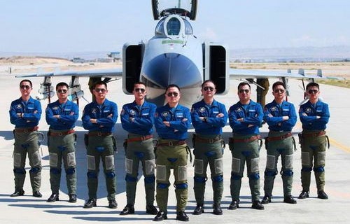 徐枫灿与苏-57飞行员，空中之约的美丽瞬间