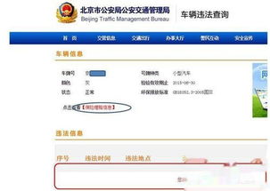 北京交通违章查询官网查询系统(北京交通违章查询网站)