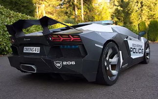 兰博基尼aventador(兰博基尼Aventador模型汽车)