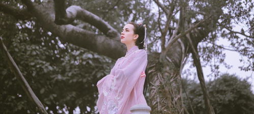 李子柒绿色唐朝襦裙之美，惊艳众生