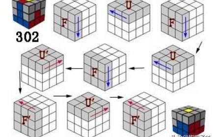 魔方第三层公式图解(魔方第三层公式图解T形)