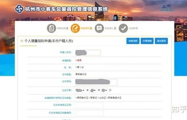 杭州车牌摇号申请网站(杭州车牌摇号申请流程)