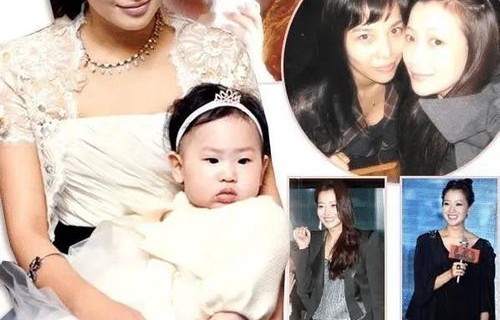 奚梦瑶分享家庭幸福，儿子女儿正脸照的温馨瞬间