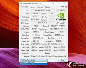 geforce940mx显卡性能(geforce 940mx显卡参数)