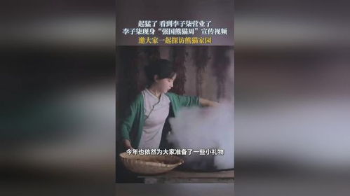 李子柒亮相强国熊猫周宣传视频,传递文化魅力 李子柒亮相强国熊猫周宣传视频,传递文化魅力