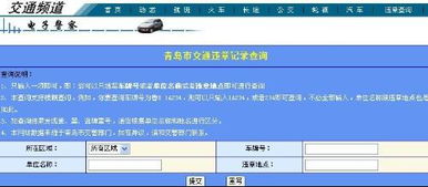 车辆查询信息查询系统(车辆在线查询)