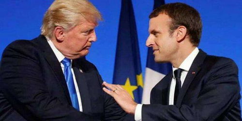 马克龙巧妙出手，总统间的对话艺术——以热议中的特朗普与马克龙握手瞬间为例